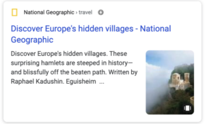 Web Story in der Google Suche