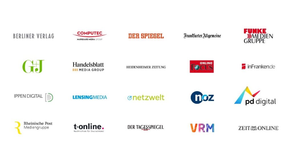 Google News Showcase Verlage