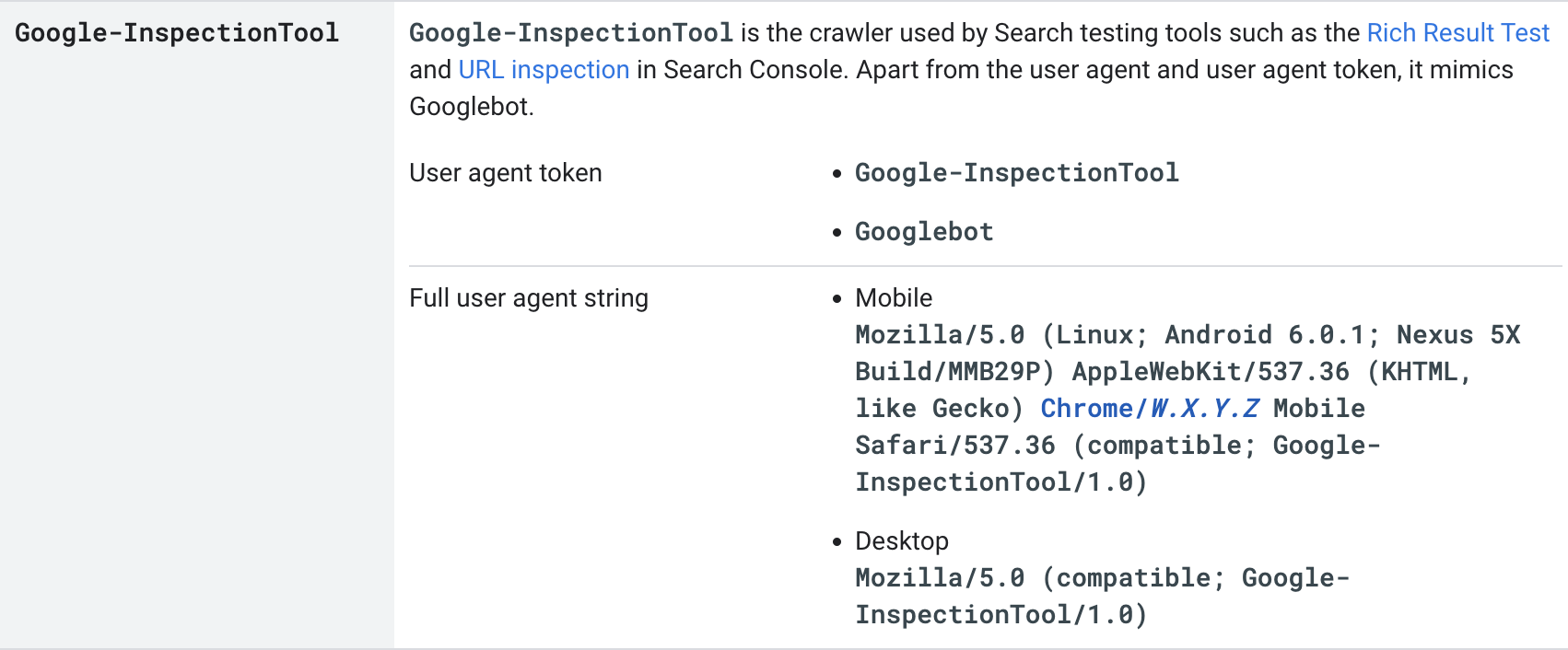 Neuer Googlebot: Google-InspectionTool - contentking.de