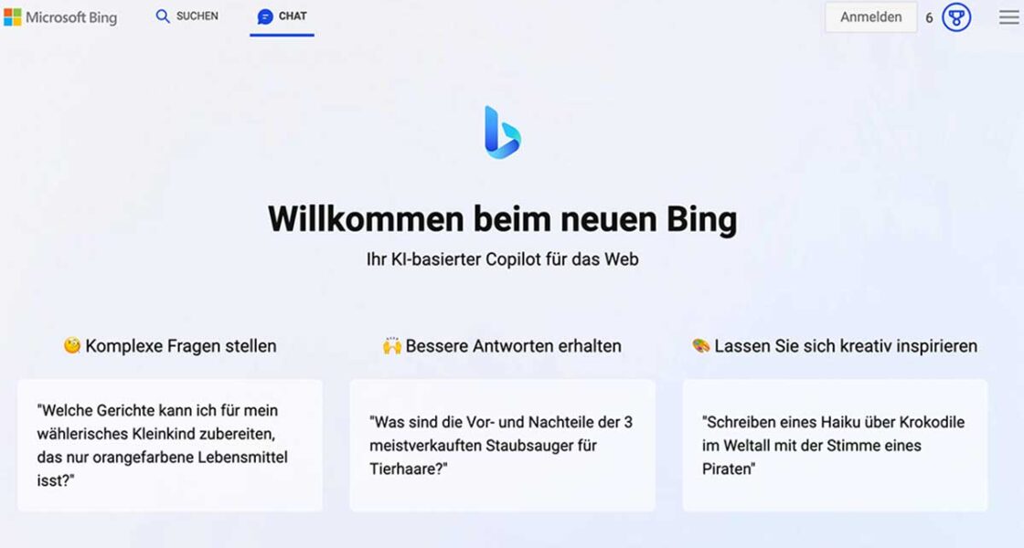 BING Chat jetzt für alle EdgeNutzer verfügbar