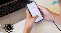 Google CEO Sundar Pichai wird in einem Interview zu seinen Ansichten über KI in der Google-Suche befragt.